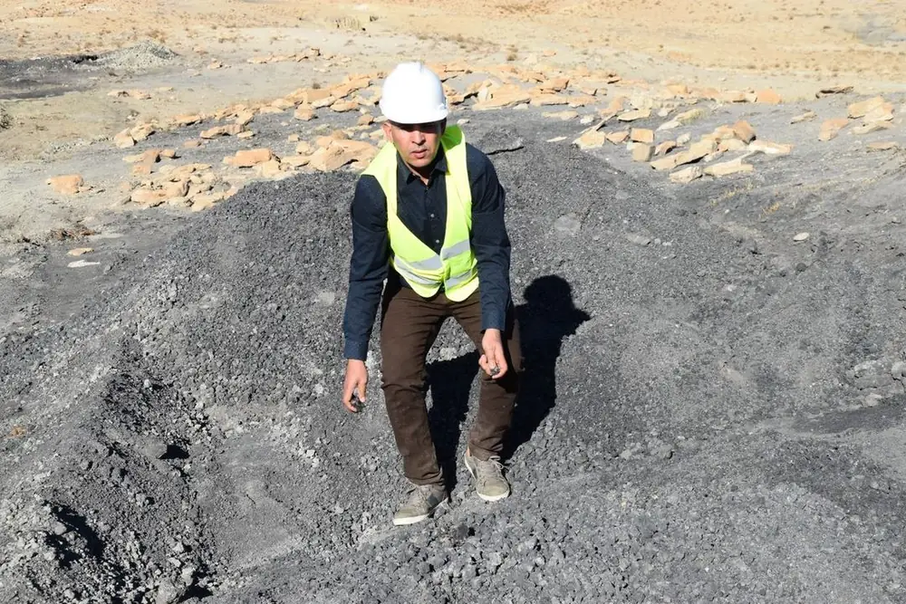 Argile noire du Maroc prête pour le conditionnement et l'export