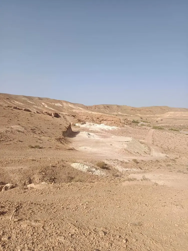 Gisement d'argile blanche kaolin dans la vallée de Kelaat M'Gouna